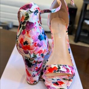 Madden Girl Multicolor Floral Heels